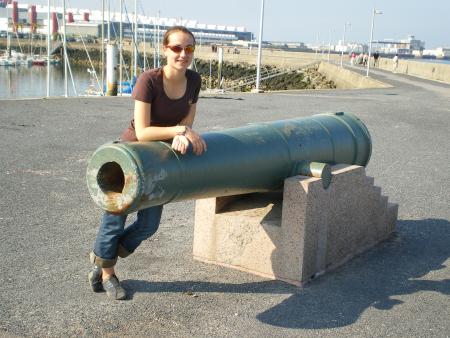 le canon de Cherbourg... et an�mone